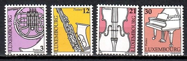 Znaczek Luksemburg 2000 Mi 1499-1502 Czyste **