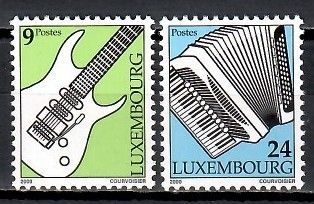 Znaczek Luksemburg 2000 Mi 1522-1523 Czyste **