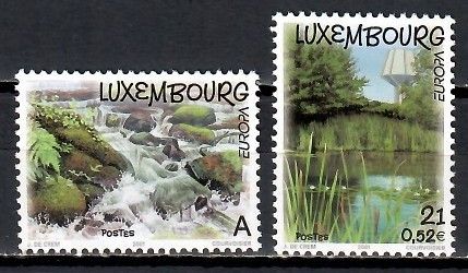 Znaczek Luksemburg 2001 Mi 1530-1531 Czyste **