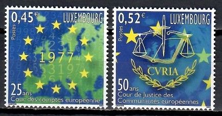 Znaczek Luksemburg 2002 Mi 1562-1563 Czyste **
