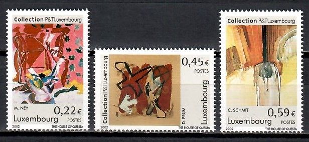 Znaczek Luksemburg 2002 Mi 1559-1561 Czyste **