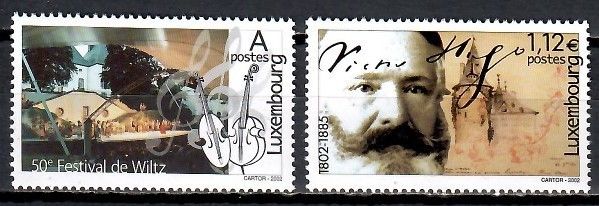 Znaczek Luksemburg 2002 Mi 1577-1578 Czyste **