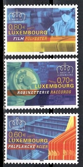 Znaczek Luksemburg 2003 Mi 1615-1617 Czyste **