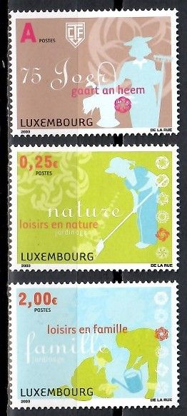 Znaczek Luksemburg 2003 Mi 1611-1613 Czyste **
