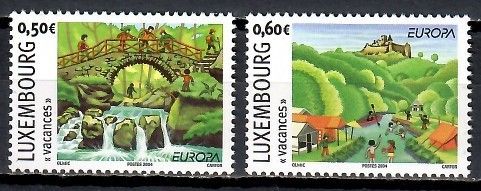 Znaczek Luksemburg 2004 Mi 1640-1641 Czyste **