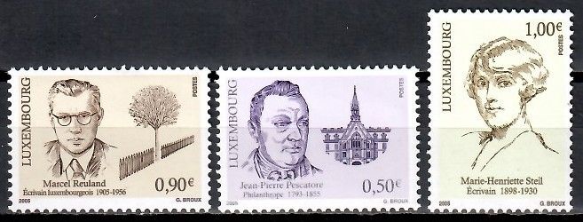 Znaczek Luksemburg 2005 Mi 1687-1689 Czyste **