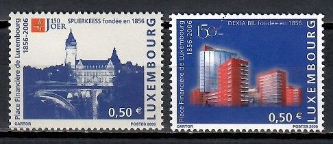 Znaczek Luksemburg 2006 Mi 1716-1717 Czyste **