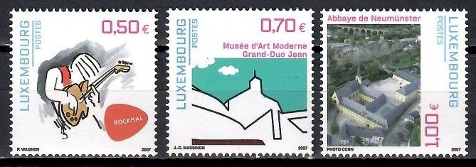 Znaczek Luksemburg 2007 Mi 1752-1754 Czyste **