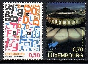 Znaczek Luksemburg 2007 Mi 1762-1763 Czyste **