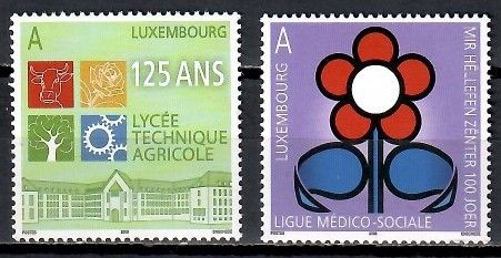 Znaczek Luksemburg 2008 Mi 1784-1785 Czyste **