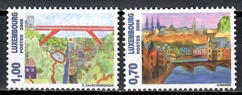 Znaczek Luksemburg 2008 Mi 1789-1790 Czyste **
