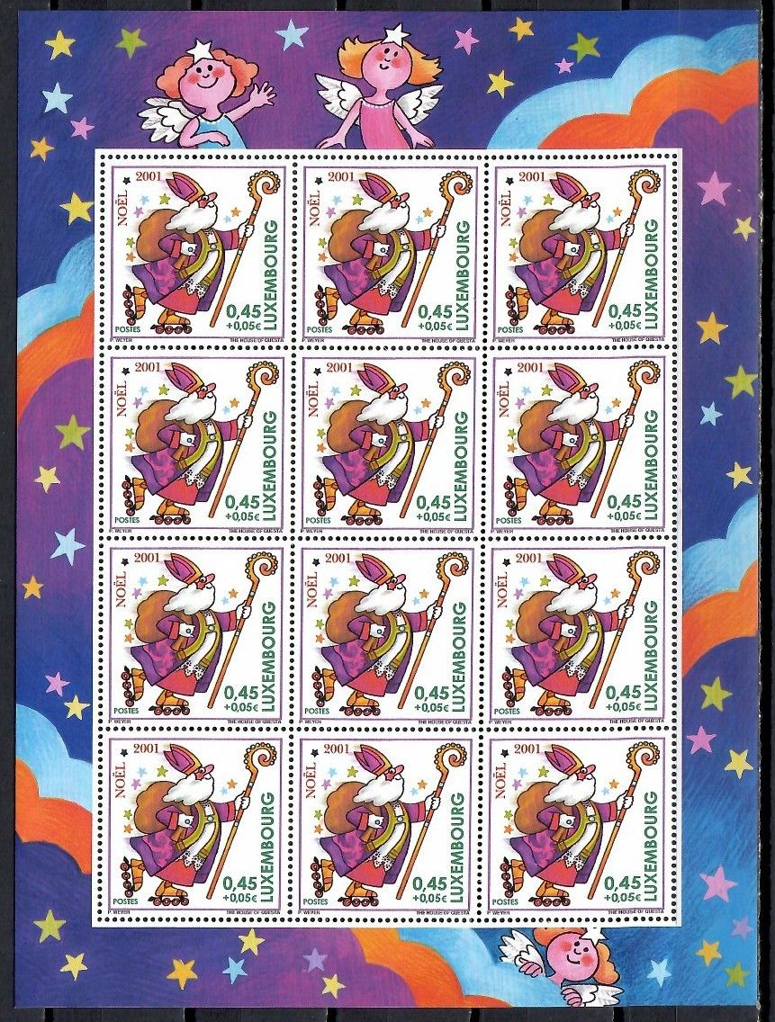 Znaczek Luksemburg 2001 Mi ark 1553 Czyste **