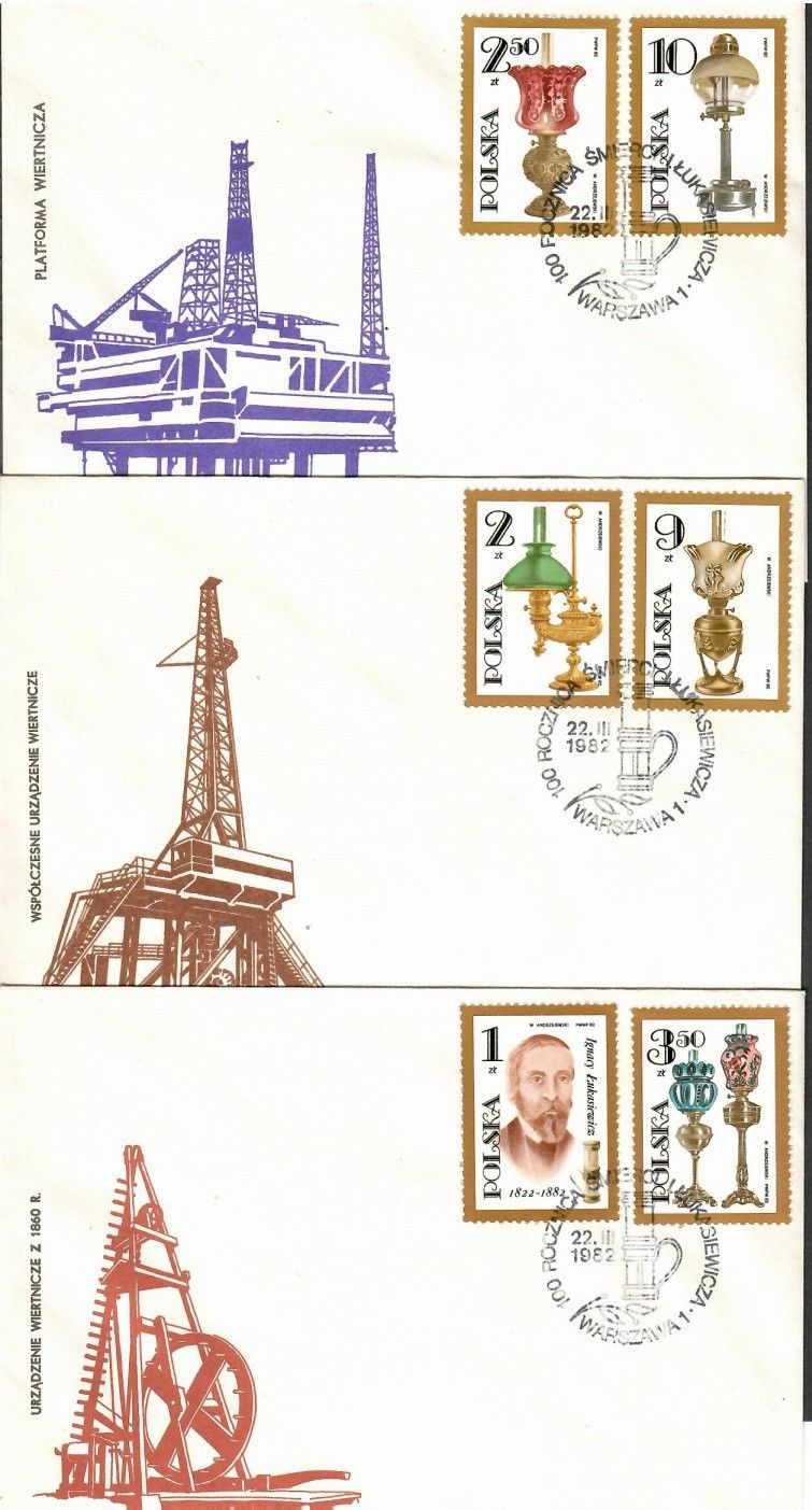 Znaczek Polska 1982 Mi 2799-2804 Fi 2651-2656 FDC
