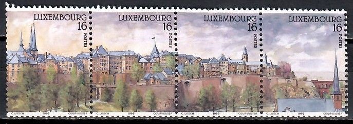Luksemburg 1995 Mi 1363-1366 Czyste **