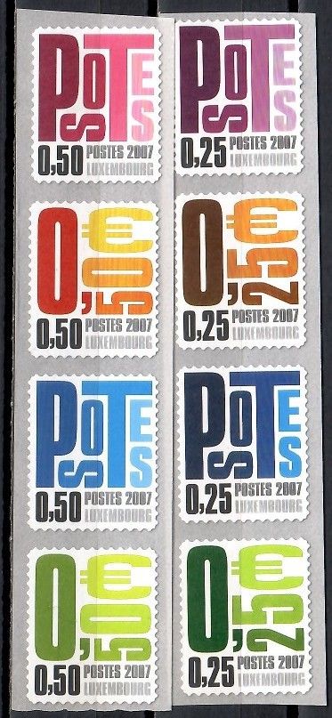 Znaczek Luksemburg 2007 Mi 1737-1744 Czyste **