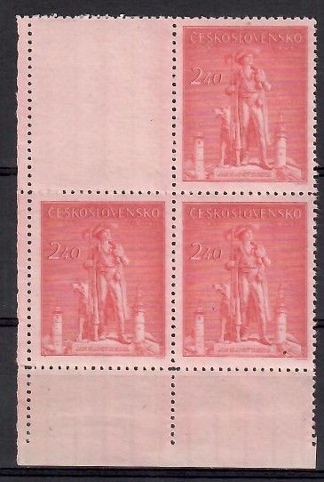 Znaczek Czechosłowacja 1945 Mi 478 Czyste **