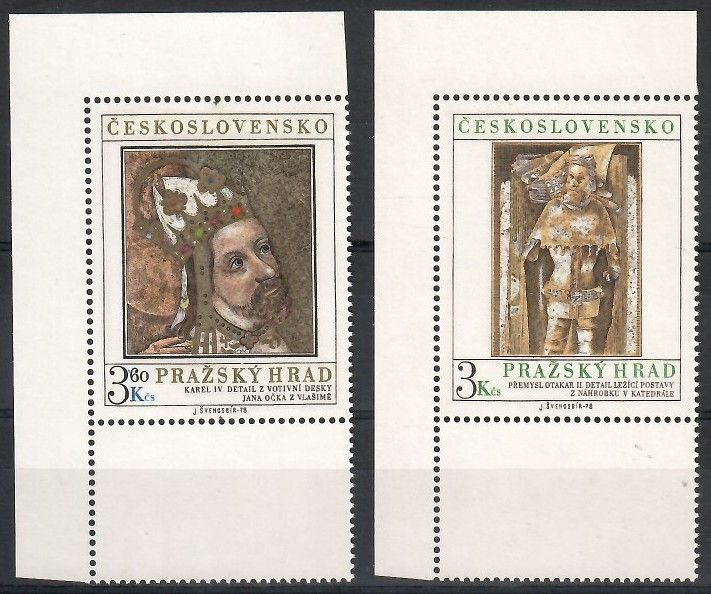 Znaczek Czechosłowacja 1978 Mi 2442-2443 Czyste **