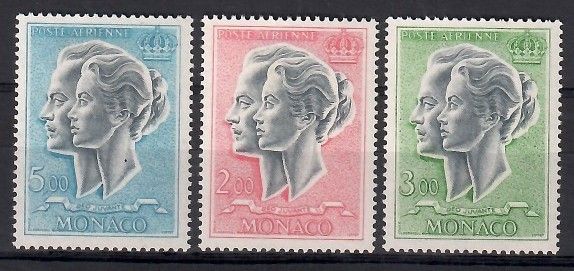Znaczek Monako 1966 Mi 844-846 Czyste **