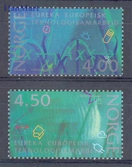 Znaczek Norwegia 1994 Mi 1159-1160 Czyste **