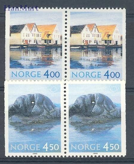 Norwegia 1995 Mi 1176-1177xDlDr Czyste **