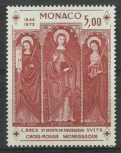 Znaczek Monako 1973 Mi 1071 Czyste **