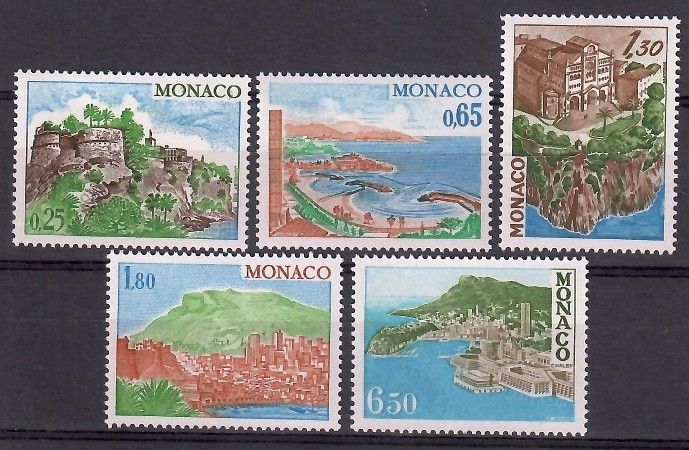 Znaczek Monako 1978 Mi 1331-1335 Czyste **