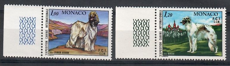 Znaczek Monako 1978 Mi 1347-1348 Czyste **
