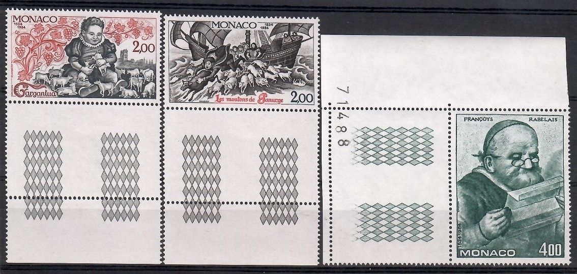 Znaczek Monako 1984 Mi 1667-1669 Czyste **