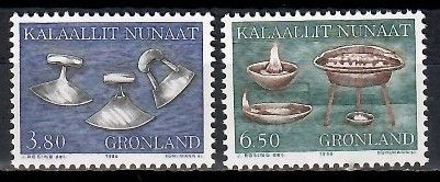 Znaczek Grenlandia 1986 Mi 165-166 Czyste **
