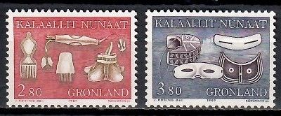 Znaczek Grenlandia 1987 Mi 174-175 Czyste **
