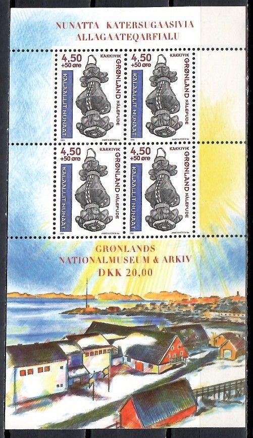 Znaczek Grenlandia 1999 Mi bl 16 Czyste **