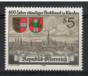 Znaczek Austria 1988 Mi 1930 Czyste **