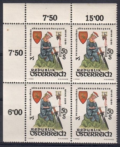Znaczek Austria 1958 Mi 1043 Czyste **
