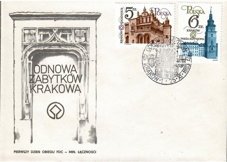 Znaczek Polska 1983 Mi 2889-2890 Fi 2741-2742 FDC