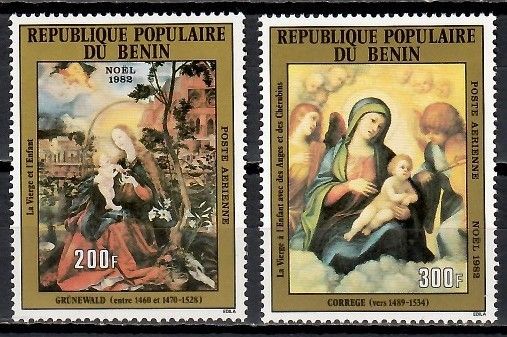 Znaczek Benin 1982 Mi 304-305 Czyste **