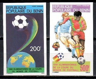 Znaczek Benin 1981 Mi 257-258B Czyste **