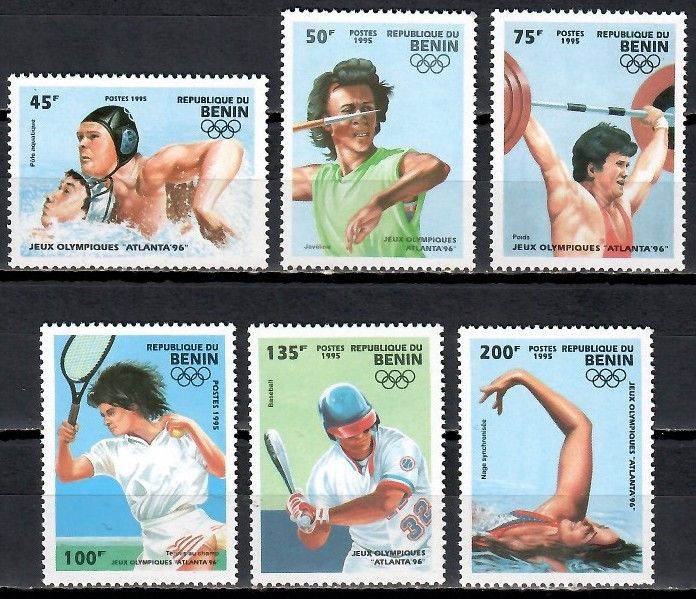 Znaczek Benin 1995 Mi 624-629 Czyste **