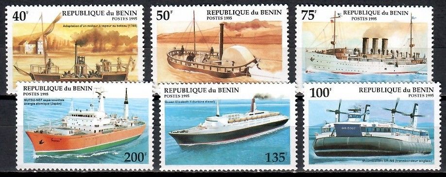 Znaczek Benin 1995 Mi 631-636 Czyste **