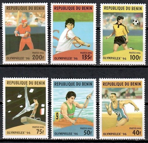 Znaczek Benin 1996 Mi 817-822 Czyste **