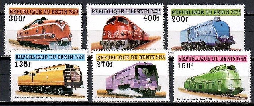 Znaczek Benin 1997 Mi 912-917 Czyste **