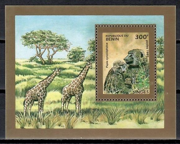 Znaczek Benin 1995 Mi bl 10 Czyste **