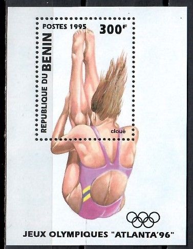 Znaczek Benin 1995 Mi bl 8 Czyste **