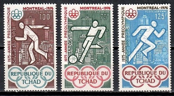 Znaczek Czad 1975 Mi 719-721 Czyste **