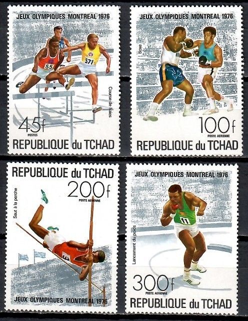 Znaczek Czad 1976 Mi 742-745 Czyste **