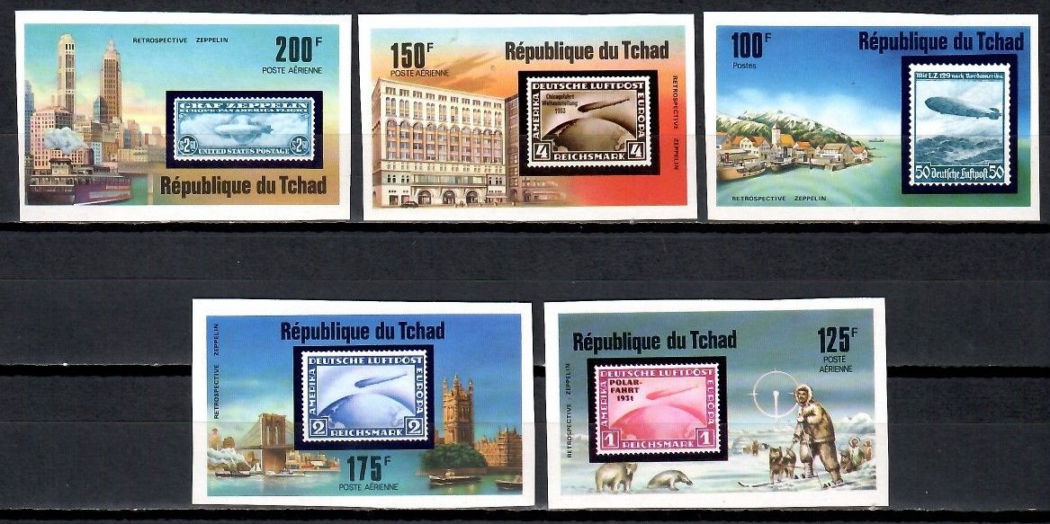 Znaczek Czad 1977 Mi 775-779B Czyste **