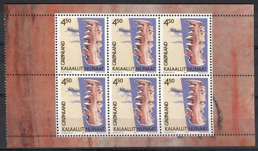 Znaczek Grenlandia 2000 Mi h-blatt 19 Czyste **