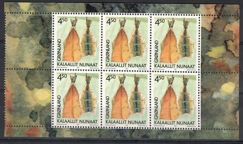 Znaczek Grenlandia 2001 Mi h-blatt 21 Czyste **