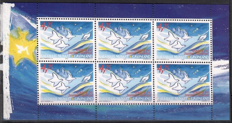 Znaczek Grenlandia 2001 Mi h-blatt 375 Czyste **