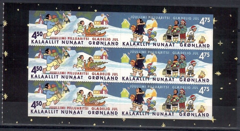 Znaczek Grenlandia 2002 Mi h-blatt 391-392 Czyste **