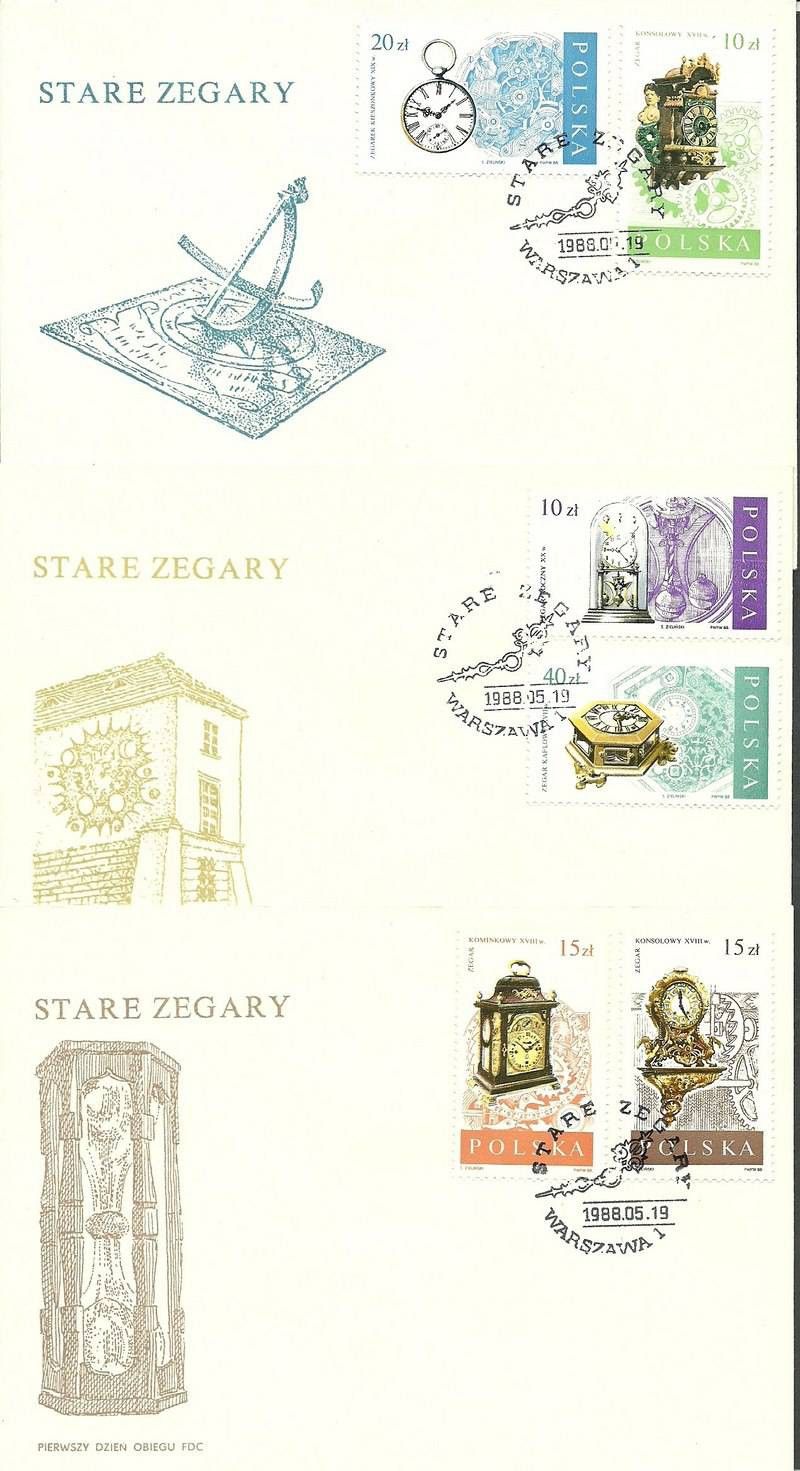 Polska 1988 Mi 3142-3147 Fi 2994-2999 FDC